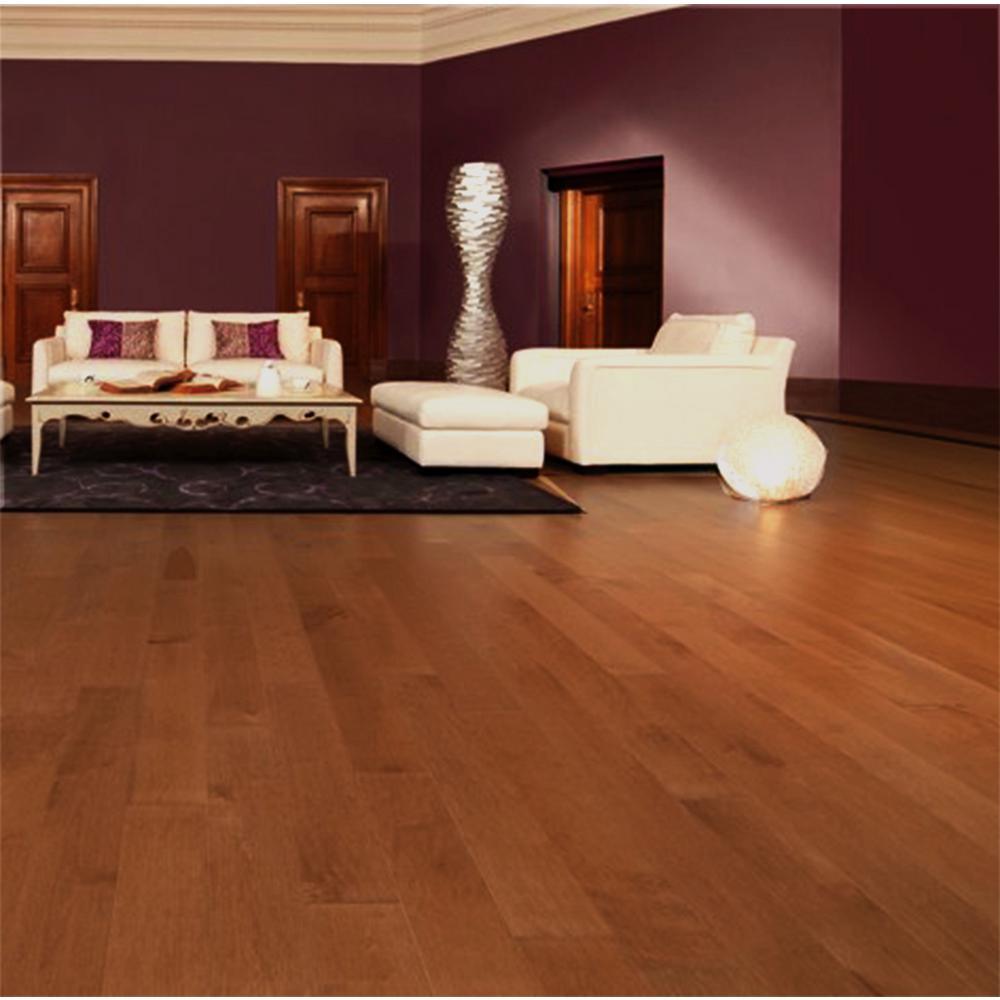 MONO SERRA Canadian Northern Birch Gunstock 3/4 in. T x 2-1/4 in. Wide x Varying Length Solid Hardwood Flooring (20 sq. ft. / case) - Super Arbor