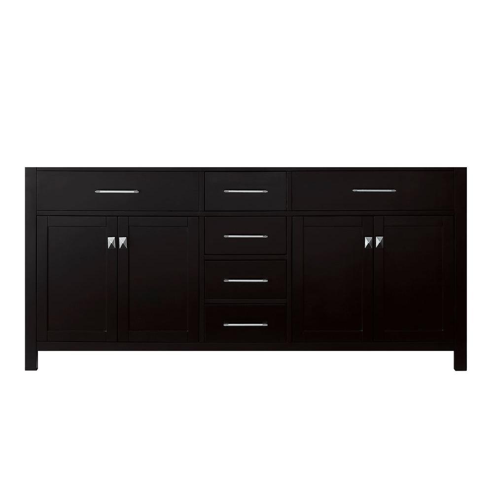 Caroline 60 in. W Bath Vanity Cabinet Only in White - Super Arbor