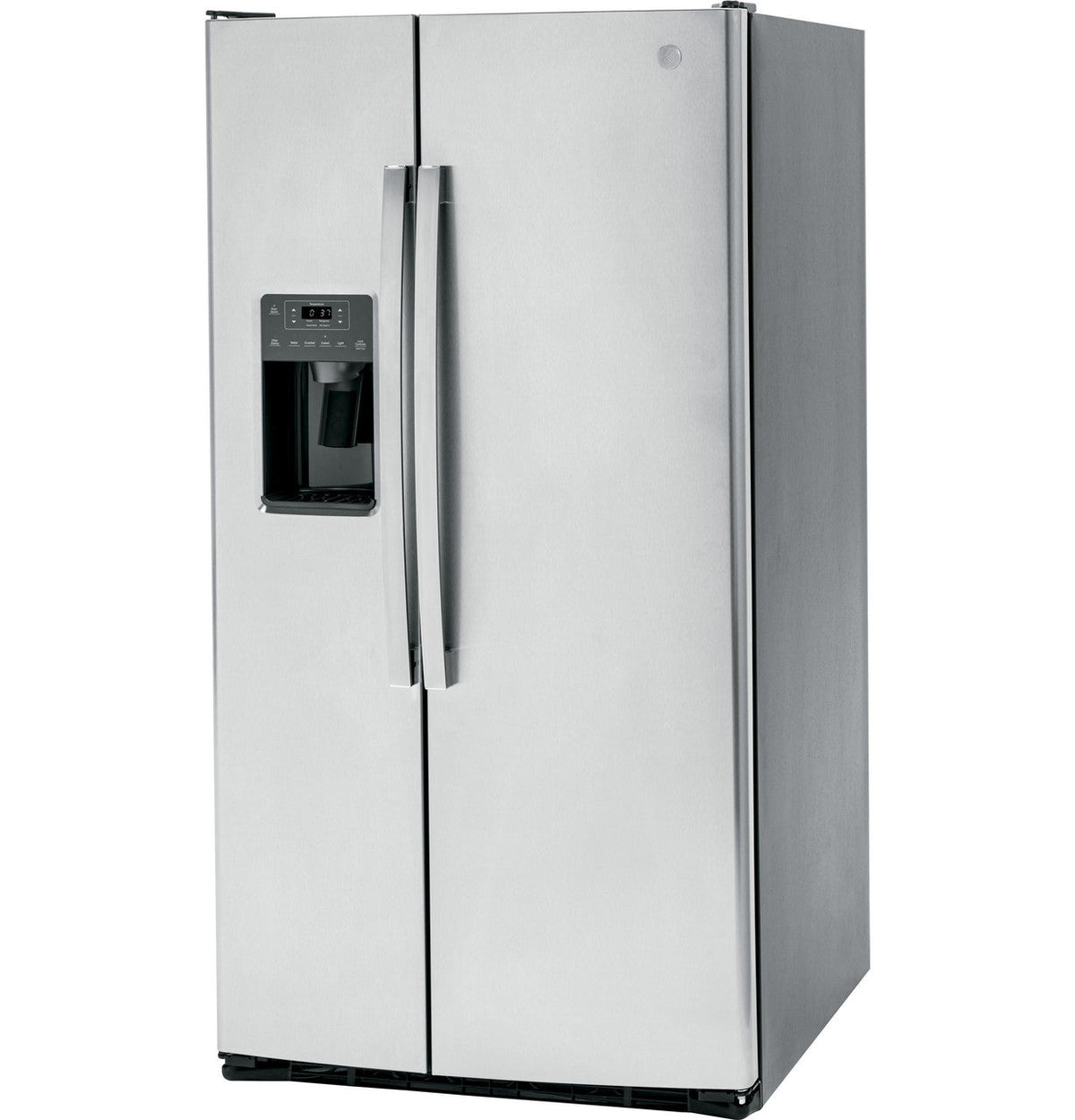 GE 25.3 cu. ft. Side-by-Side Refrigerator in Fingerprint Resistant Stainless Steel, GSS25GYPFS