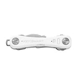 Pro Compact Multiple Key Holder with Tile Smart Location in White - Super Arbor