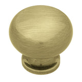 Grace 1-1/8 in. (28mm) Satin Nickel Round Cabinet Knob - Super Arbor