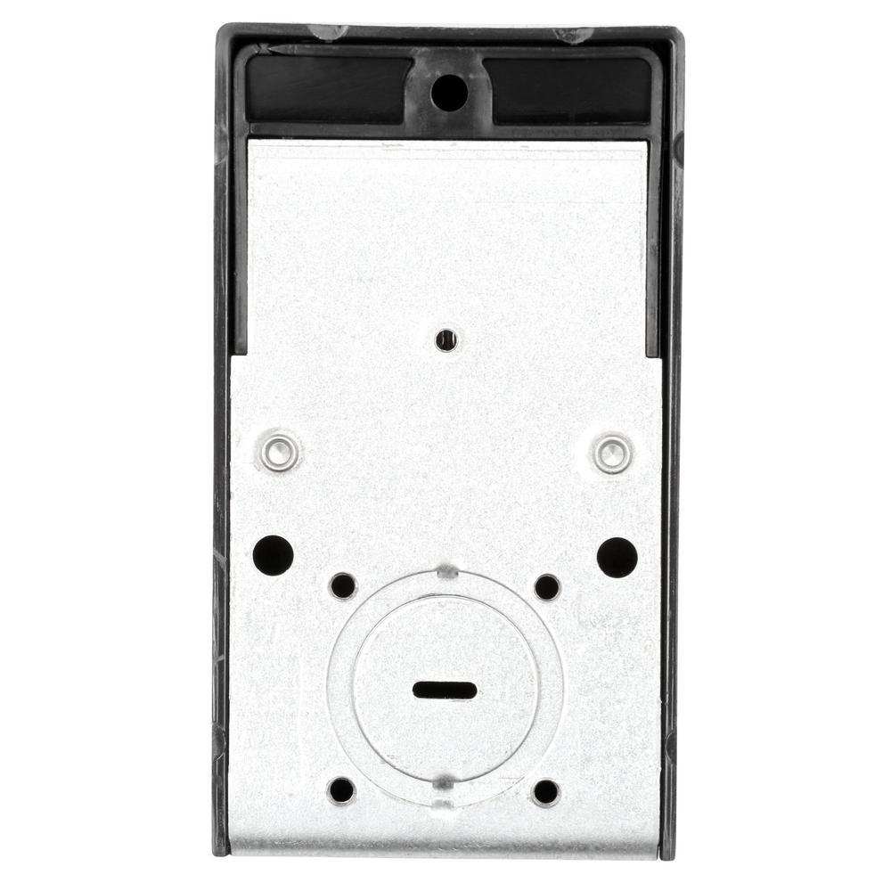 30 Amp Surface Mount Power Single Outlet, Black - Super Arbor