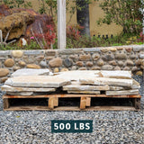 16 in. x 12 in. x 2 in. 120 sq. ft. Silver Quartzite Natural Flagstone for Landscape, Gardens and Pathways - Super Arbor