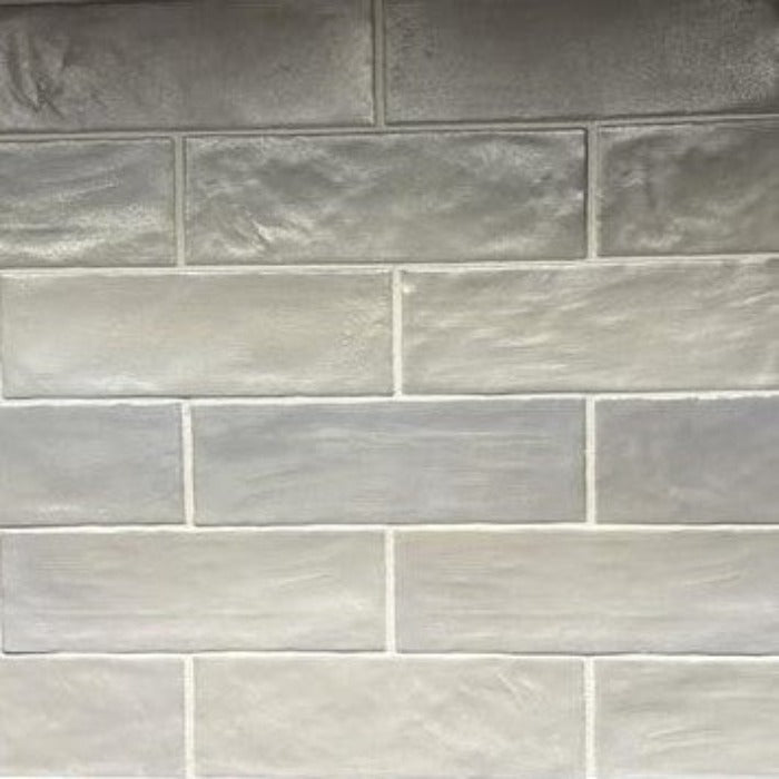 Amagansett Fog 2 in. x 8 in. 9 mm Satin Ceramic Wall Tile (5.38 sq. ft. / box)