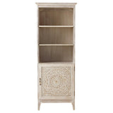 Chennai 25 in. W Linen Cabinet in White Wash - Super Arbor