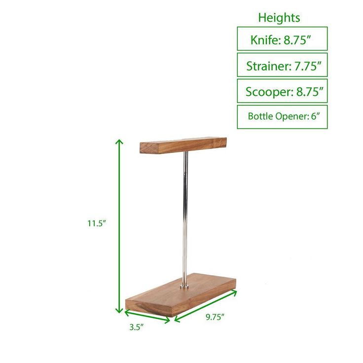 Galvanized Bar Set with Organizer Stand for Perfect Bartending Kit Silver 4-Piece Bar Set Stand