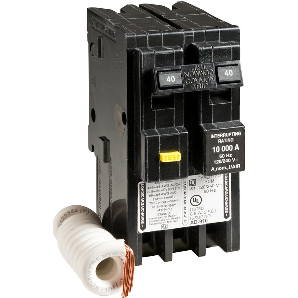 Homeline 50 Amp 2-Pole Circuit Breaker