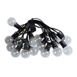 Indoor and Outdoor 50 ft. Black Warm White LED Plug-in String Light, 50-Light Bulbs Included