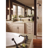 Delta Victorian Venetian Bronze 1-handle Single Hole/4-in Centerset WaterSense Bathroom Sink Faucet with Drain
