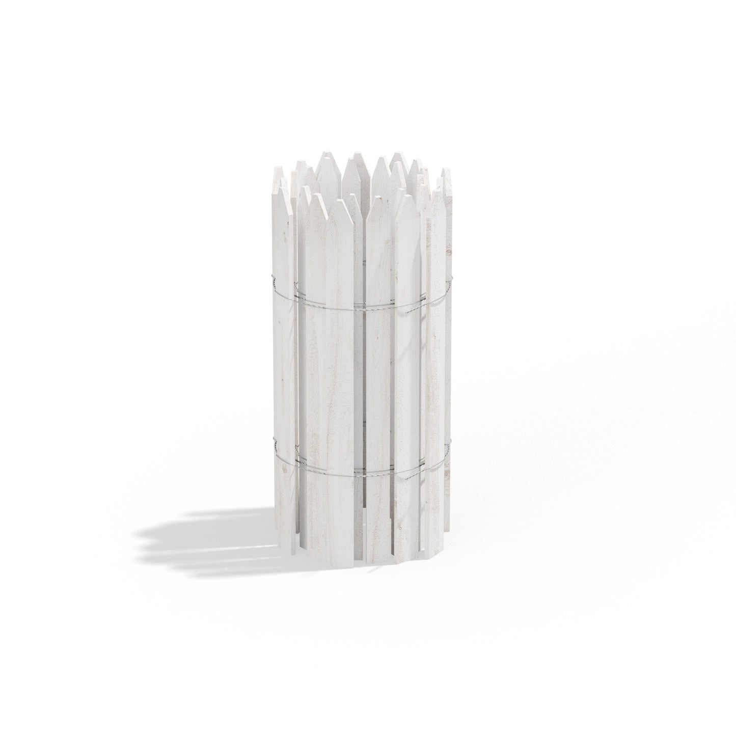 Greenes 15-Ft x 2-Ft Decorative White Pine Woven Wire Rolled Garden Fencing