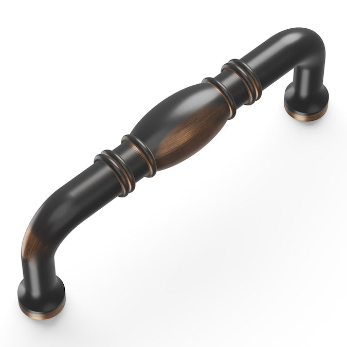 Hickory Hardware Williamsburg 3-in (76mm) Center to Center Oil-Rubbed Bronze Highlighted Rectangular Handle Drawer Pull