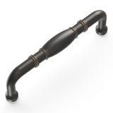 Hickory Hardware Williamsburg 3-3/4-in (96mm) Center to Center Vintage Bronze Rectangular Handle Drawer Pull
