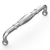 Hickory Hardware Williamsburg 3-3/4-in (96mm) Center to Center Chrome Rectangular Handle Drawer Pull