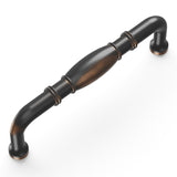 Hickory Hardware Williamsburg 3-3/4-in (96mm) Center to Center Oil-Rubbed Bronze Highlighted Rectangular Handle Drawer Pull
