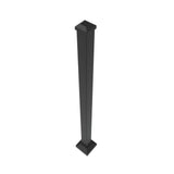 RELIABILT 2-in x 2-in x 3-1/2-ft Black Sand Steel Deck Post