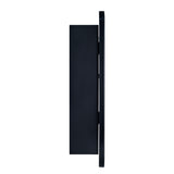 TEHOME 17.5-in x 29-in LED Surface/Recessed Mount Matt Black Mirrored Soft Close Medicine Cabinet