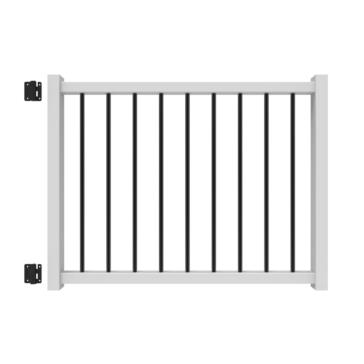 Freedom Camden 48-in L x 36-in H White Composite Deck Railing Gate (Assembly Required)