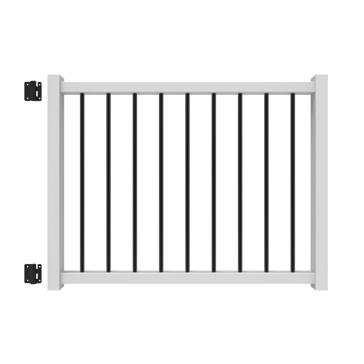 Freedom Camden 48-in L x 36-in H White Composite Deck Railing Gate (Assembly Required)