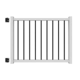 Freedom Camden 48-in L x 36-in H White Composite Deck Railing Gate (Assembly Required)