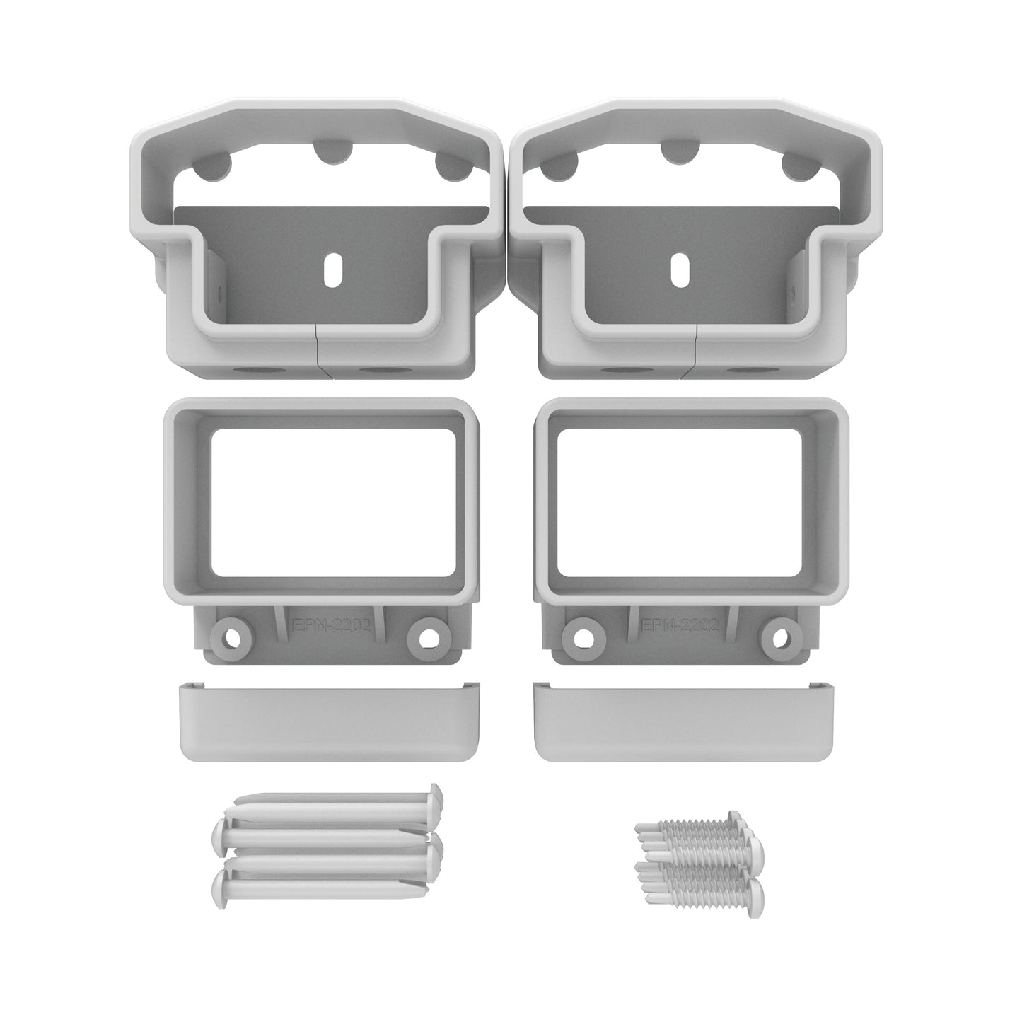Freedom 7.125-in x 5.375-in Camden White Composite Line Connector (4-Pack)