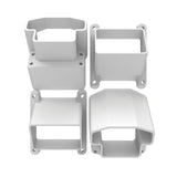 Freedom 8.375-in x 8-in Camden White Composite Stair Connector (4-Pack)