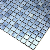 Apollo Tile Nacreous Shimmer Black 12-in x 12-in Glossy Glass Uniform Squares Floor and Wall Tile (20-sq. ft/ Carton)