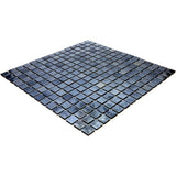 Apollo Tile Nacreous Shimmer Black 12-in x 12-in Glossy Glass Uniform Squares Floor and Wall Tile (20-sq. ft/ Carton)