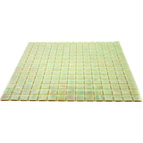 Apollo Tile Nacreous Lime Green 12-in x 12-in Glossy Glass Uniform Squares Floor and Wall Tile (20-sq. ft/ Carton)