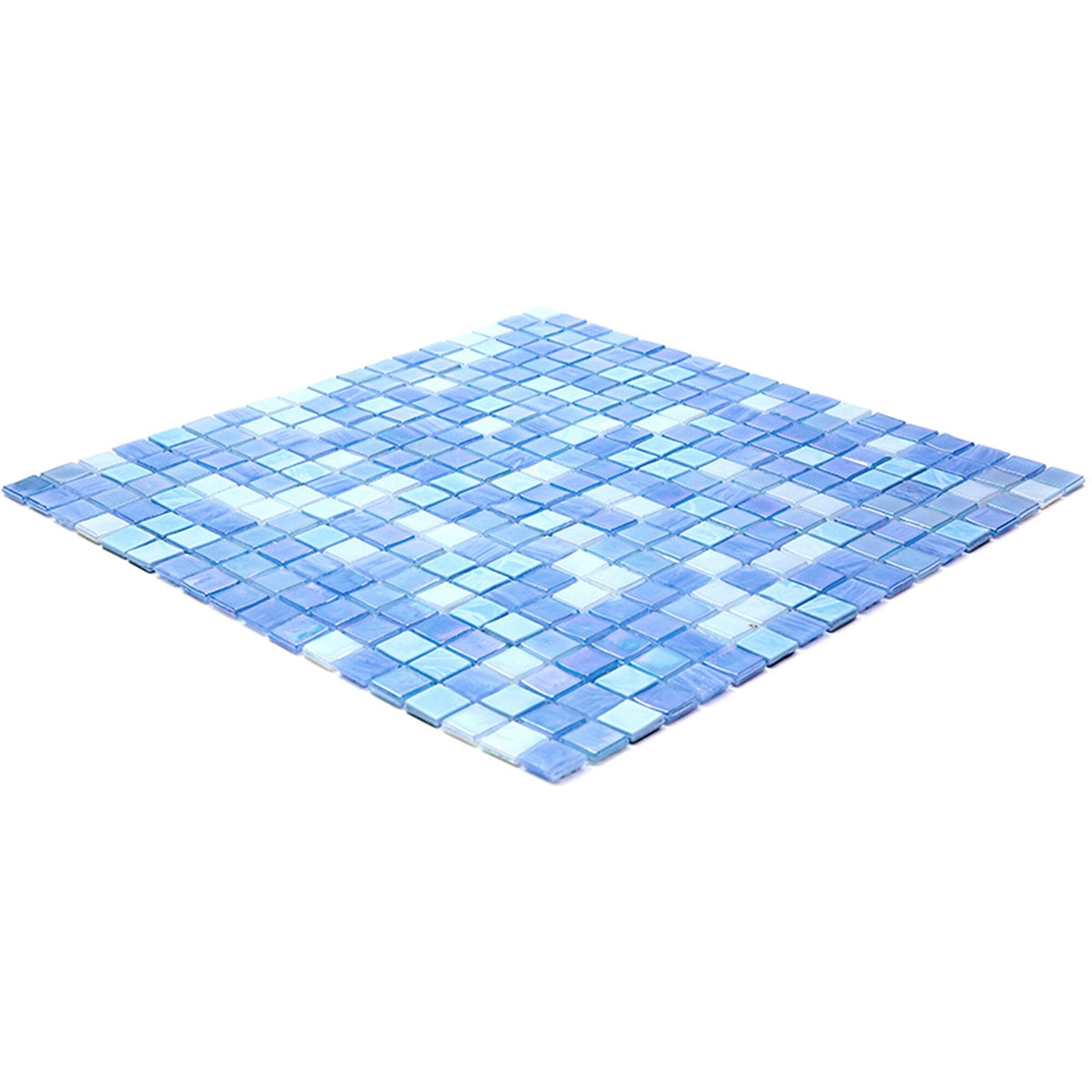 Apollo Tile Mingles Sky Blue 11-1/2-in x 11-1/2-in Glossy Glass Uniform Squares Floor and Wall Tile (18.69-sq. ft/ Carton)