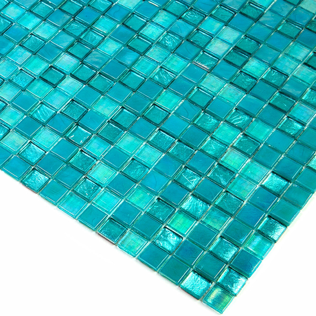 Apollo Tile Mingles Mint Green 11-1/2-in x 11-1/2-in Glossy Glass Uniform Squares Floor and Wall Tile (18.69-sq. ft/ Carton)