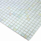 Apollo Tile Mingles Pearl White 11-1/2-in x 11-1/2-in Glossy Glass Uniform Squares Floor and Wall Tile (18.69-sq. ft/ Carton)