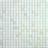 Apollo Tile Mingles Pearl White 11-1/2-in x 11-1/2-in Glossy Glass Uniform Squares Floor and Wall Tile (18.69-sq. ft/ Carton)