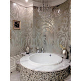 Apollo Tile Mingles Beige and Brown 12-in x 12-in Glossy Glass Uniform Squares Floor and Wall Tile (20-sq. ft/ Carton)
