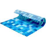 Apollo Tile Mingles Pacific Blue 12-in x 12-in Glossy Glass Uniform Squares Floor and Wall Tile (20-sq. ft/ Carton)