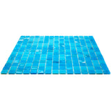 Apollo Tile Mingles Arctic Blue 12-in x 12-in Glossy Glass Uniform Squares Floor and Wall Tile (20-sq. ft/ Carton)