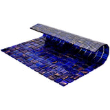 Apollo Tile Mingles Space Blue 12-in x 12-in Glossy Glass Uniform Squares Floor and Wall Tile (20-sq. ft/ Carton)