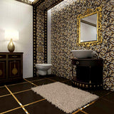 Apollo Tile Mingles Brown and Beige 12-in x 12-in Glossy Glass Uniform Squares Floor and Wall Tile (20-sq. ft/ Carton)