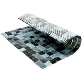 Apollo Tile Mingles Dark Gray 12-in x 12-in Glossy Glass Uniform Squares Floor and Wall Tile (20-sq. ft/ Carton)