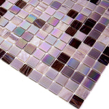 Apollo Tile Mingles Crepe Pink 12-in x 12-in Glossy Glass Uniform Squares Floor and Wall Tile (20-sq. ft/ Carton)