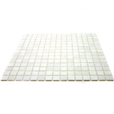 Apollo Tile Mingles Pearl White 12-in x 12-in Glossy Glass Uniform Squares Floor and Wall Tile (20-sq. ft/ Carton)