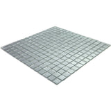 Apollo Tile Altin Silver 12-in x 12-in Glossy Glass Uniform Squares Floor and Wall Tile (20-sq. ft/ Carton)