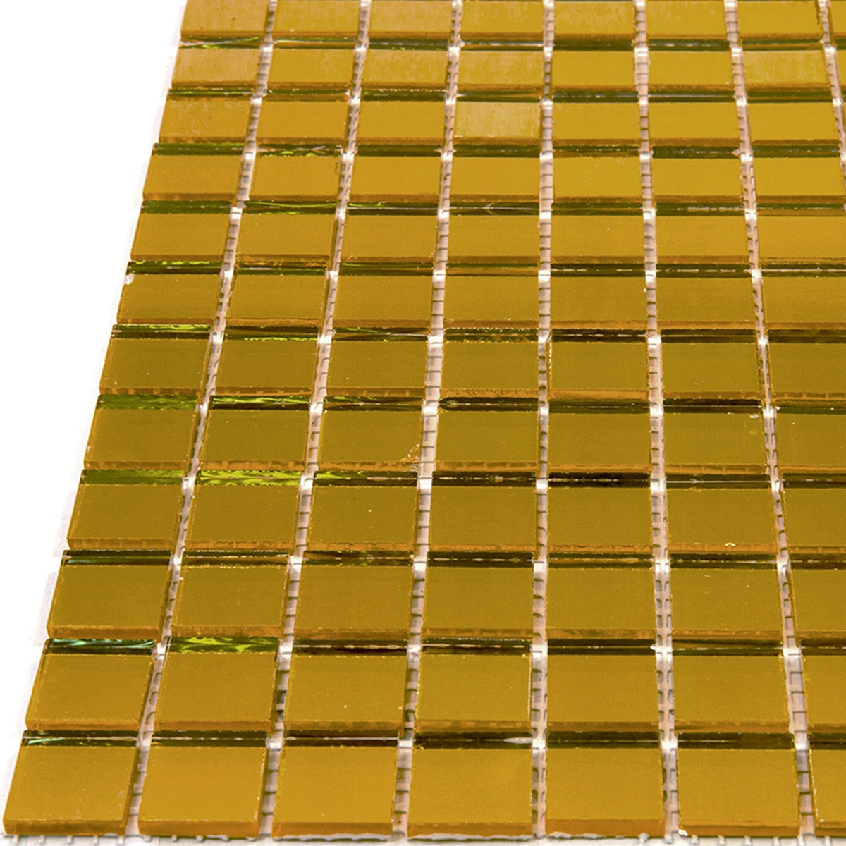 Apollo Tile Altin Amber Gold 12-in x 12-in Glossy Glass Uniform Squares Floor and Wall Tile (20-sq. ft/ Carton)