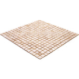 Apollo Tile Skosh Shimmer Beige 11-1/2-in x 11-1/2-in Glossy Glass Uniform Squares Floor and Wall Tile (18.69-sq. ft/ Carton)