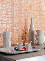 Apollo Tile Skosh Shimmer Beige 11-1/2-in x 11-1/2-in Glossy Glass Uniform Squares Floor and Wall Tile (18.69-sq. ft/ Carton)
