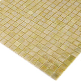Apollo Tile Skosh Ecru Beige 11-1/2-in x 11-1/2-in Glossy Glass Uniform Squares Floor and Wall Tile (18.69-sq. ft/ Carton)