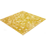 Apollo Tile Skosh Butter Beige 11-1/2-in x 11-1/2-in Glossy Glass Uniform Squares Floor and Wall Tile (18.69-sq. ft/ Carton)