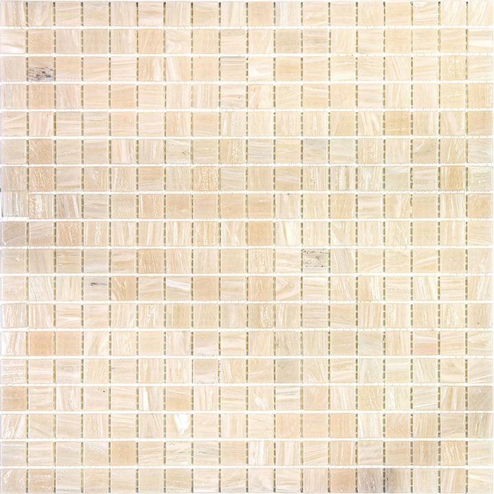 Apollo Tile Skosh Bisque Beige 11-1/2-in x 11-1/2-in Glossy Glass Uniform Squares Floor and Wall Tile (18.69-sq. ft/ Carton)