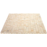 Apollo Tile Skosh Bisque Beige 11-1/2-in x 11-1/2-in Glossy Glass Uniform Squares Floor and Wall Tile (18.69-sq. ft/ Carton)