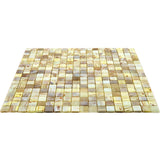 Apollo Tile Skosh Parchment Beige 11-1/2-in x 11-1/2-in Glossy Glass Uniform Squares Floor and Wall Tile (18.69-sq. ft/ Carton)
