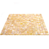 Apollo Tile Skosh Caramel Beige 11-1/2-in x 11-1/2-in Glossy Glass Uniform Squares Floor and Wall Tile (18.69-sq. ft/ Carton)